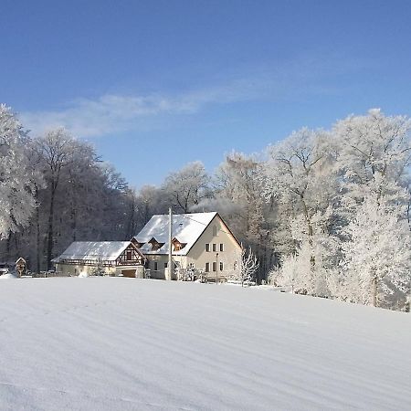 Ferienhof Alte Försterei Knau Exterior foto
